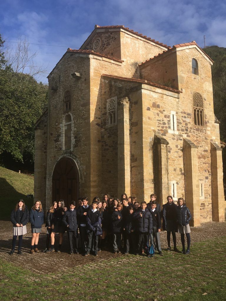 1ºESO visitan los monumentos prerrománicos de Oviedo