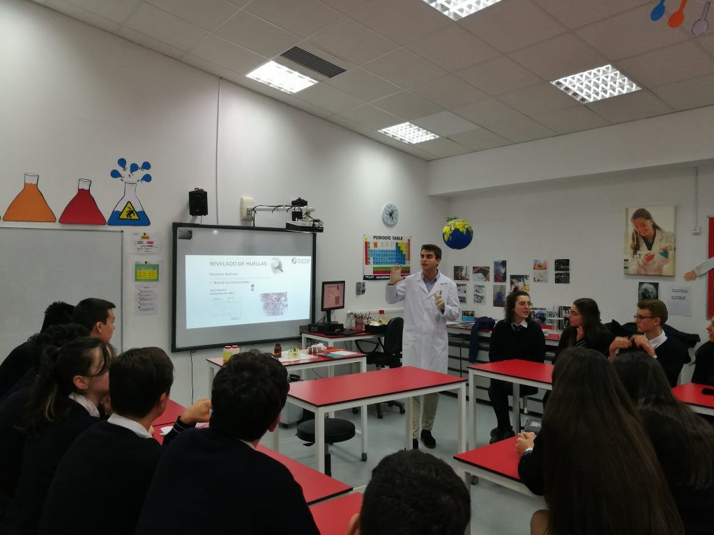 Charla sobre Química forense, Universidad de Navarra.